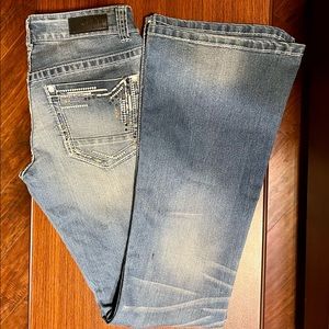 Women’s Buckle Daytrip Aquarius Kick Flare Jeans size 25R